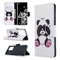 Pikkukuva 1 / 2: Wonderland Samsung Galaxy S20 Ultra flip kuoret - Vauva Panda White