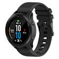 Pikkukuva 1 / 2: Garmin Fenix 5 / 5 Plus / Forerunner 935 / Approach S60 silikoninen ranneke - Musta Black
