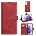 Miniatyrbillede 1 af 2: Læderetui med Pung til Samsung Galaxy S22 - Rød Red