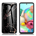 Miniatyrbillede 1 af 2: Fantasy Marble Samsung Galaxy A71 cover - Sort Black