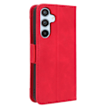 Miniatyrbillede 2 af 6: Stilfuldt Læder Etui med Pung til Samsung Galaxy A54 - Rød Red