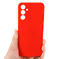 Pikkukuva 4 / 6: Matta nestesilikoninen kuori Samsung Galaxy A54 - Punainen Red