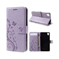 Miniatyrbild 1 av 2: Butterfly läder Sony Xperia X fodral - Lila Lila