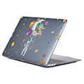 Miniatyrbild 1 av 6: HAT PRINCE MacBook Pro 14 M1 / M1 Max (A2442, 2021) rymdmänniska mönster stilskydd - Ballonger multifärg