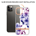 Pikkukuva 2 / 2: Erittäin ohut ja kestävä pehmeä kansi iPhone 12 Pro Max -puhelimelle - Violetti Begonia Purple