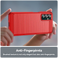 Pikkukuva 2 / 2: Carbon Flex Suojakotelo Samsung Galaxy M13 4g / F13 / M23 - Punainen Red