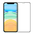 Miniatyrbillede 1 af 2: MOFi 2,5D hærdet glas til iPhone 11 - Sort Black