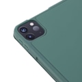 Pikkukuva 5 / 6: iPad Pro 12.9 (2022) / (2021) / (2020) kolminkertainen nahkakotelo - Mustanvihreä Green