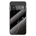 Miniatyrbillede 1 af 2: Fantasy Marble Google Pixel 7 cover - Sort Marmor Black