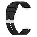 Miniatyrbillede 1 af 2: Huawei Watch Fit 2 silikone-urrem - Sort Black