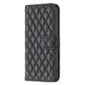 Miniatyrbillede 3 af 6: Rhombus mat Samsung Galaxy A54 flip etui - Sort Black
