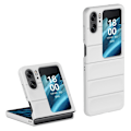 Miniatyrbild 1 av 2: Mjukt greppformat Oppo Find N2 Flip skal - Vit Vit