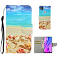 Miniatyrbillede 1 af 2: Wonderland Xiaomi Redmi 9C Flip etui - Strand Multicolor