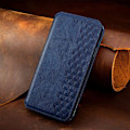 Pikkukuva 4 / 6: Nahkakotelo With A Stylish Rhombus Imprint For Motorola Moto G32 - Sininen Blue
