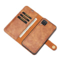 Pikkukuva 2 / 6: DG.MING Samsung Galaxy A12 5G 2-in-1 lompakkokotelo - Ruskea Brown