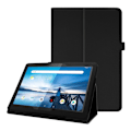 Miniatyrbillede 1 af 2: Lenovo Tab P10 litchi læderetui - Sort Black