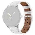 Pikkukuva 1 / 3: Google Pixel Watch aito nahkainen ranneke - Valkoinen White