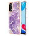 Pikkukuva 1 / 2: Marble design Xiaomi Redmi Note 11S / Xiaomi Redmi Note 11 kotelot - Violetti Marmori Sumu Purple