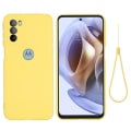 Miniatyrbillede 1 af 6: Matte Liquid Silikone Cover til Motorola Moto G51 5G - Gul Yellow