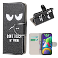 Miniatyrbillede 1 af 2: Wonderland Samsung Galaxy M21 Etui - Rør ikke ved min telefon Black