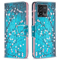 Pikkukuva 1 / 6: Wonderland Motorola Moto G72 Läppäkotelo - Plum Blossom Blue
