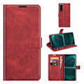 Miniatyrbillede 2 af 2: Wallet-style Læder Etui til Sony Xperia 5 Iii - Rød Red