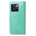 Miniatyrbillede 2 af 6: Mandala OnePlus 10T / Ace Pro Flip Etui - Grøn Green