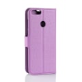 Miniatyrbillede 2 af 2: Huawei P Smart etui i læder med kortholder - Lilla Purple