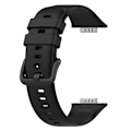 Miniatyrbillede 1 af 2: Huawei Watch Fit 2 silikone-urrem - Sort Black
