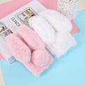 Miniatyrbild 2 av 2: Fluffy Rabbit iPhone 12 Mini skal - Rosa Rosa