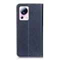 Miniatyrbillede 2 af 2: Flip Etui med Pung i Ægte Læder til Xiaomi 13 Lite / Civi 2 - Blå Blue