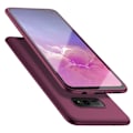 Pikkukuva 1 / 2: X-LEVEL Samsung Galaxy S10e matta kotelo - Viininpunainen Red