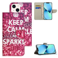 Miniatyrbillede 2 af 2: Wonderland iPhone 14 flip etui - Bevar Roen Og Glitr Red