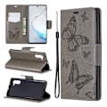 Pikkukuva 1 / 2: Butterfly Samsung Galaxy Note 10 kotelot - Harmaa Silver grey