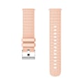 Pikkukuva 4 / 5: 22mm Universal grid style silikoni ranneke - Lihan Vaaleanpunainen Pink