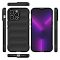 Pikkukuva 2 / 6: Pehmeä kahva muotoiltu kuori iPhone 14 Pro Max - Musta Black