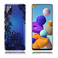 Miniatyrbild 1 av 2: Deco Samsung Galaxy A21s skal - Spetsblomma Svart
