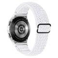Miniatyrbild 1 av 2: Elastiskt enkelt klockarmband för Samsung Galaxy Watch 4 - Vit Vit