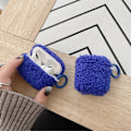 Miniatyrbillede 2 af 2: AirPods Pro 2 plysetui med spænde - Blå Blue