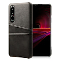 Miniatyrbillede 1 af 2: Dual Card case Sony Xperia 1 III - Sort Black