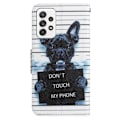 Miniatyrbillede 2 af 2: Wonderland Samsung Galaxy A52s 5G / Samsung Galaxy A52 5G / Samsung Galaxy A52 flip etui - Rør Ikke Ved Min Telefon White