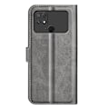 Pikkukuva 2 / 2: Lompakko Nahkakotelo For Xiaomi Poco C40 - Harmaa Silver grey