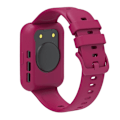 Pikkukuva 1 / 2: Huawei Watch Fit 2 silikonikellon hihna ja suojus - Purppuranpunainen Red