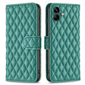 Miniatyrbillede 1 af 2: Rhombus mat Samsung Galaxy A04 flip etui - Grøn Green