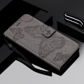 Miniatyrbillede 2 af 2: Butterfly iPhone Xr Læderetui - Sølv/Grå Silver grey
