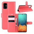 Pikkukuva 1 / 2: Classic Samsung Galaxy A71 flip kuoret - Punainen Red