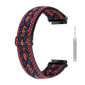 Miniatyrbillede 2 af 2: Amazfit T-Rex 2 urrem af nylon i etnisk stil - Lyserød / Orange Multicolor