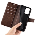 Pikkukuva 4 / 6: Lompakko Nahkakotelo For Xiaomi Redmi Note 12 - Ruskea Brown