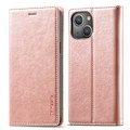 Miniatyrbillede 1 af 2: LC.IMEEKE iPhone 14 flip etui - Lyserød Pink