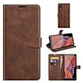 Miniatyrbillede 2 af 2: Wallet-style Læder Etui til Samsung Galaxy Xcover 5 - Brun Brown